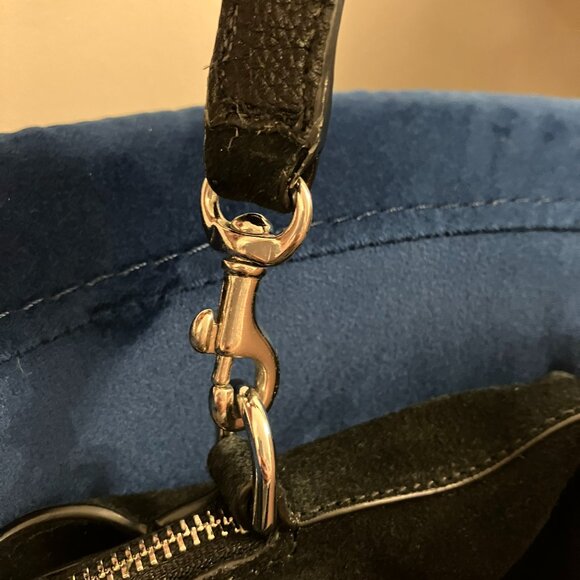 Rebecca Minkoff Darren black suede fringe crossbody bag, used like new - Picture 7 of 12